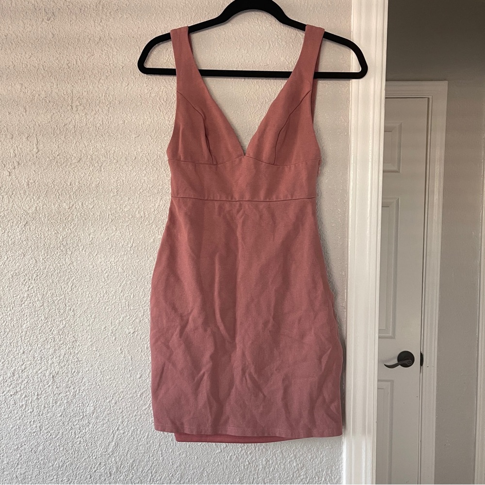 Lulus Elegant dusty rose Pink Sleeveless Dress XS